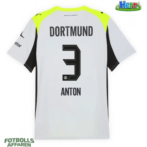 Borussia Dortmund Waldemar Anton #3 Bortatröja 2025-26 Kortärmad